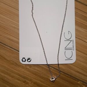New rose gold cz stone necklace from icing